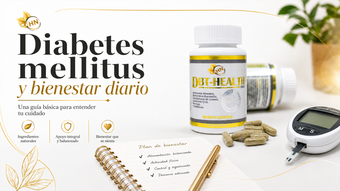 Diabetes mellitus: una guía básica para entender tu cuidado diario
