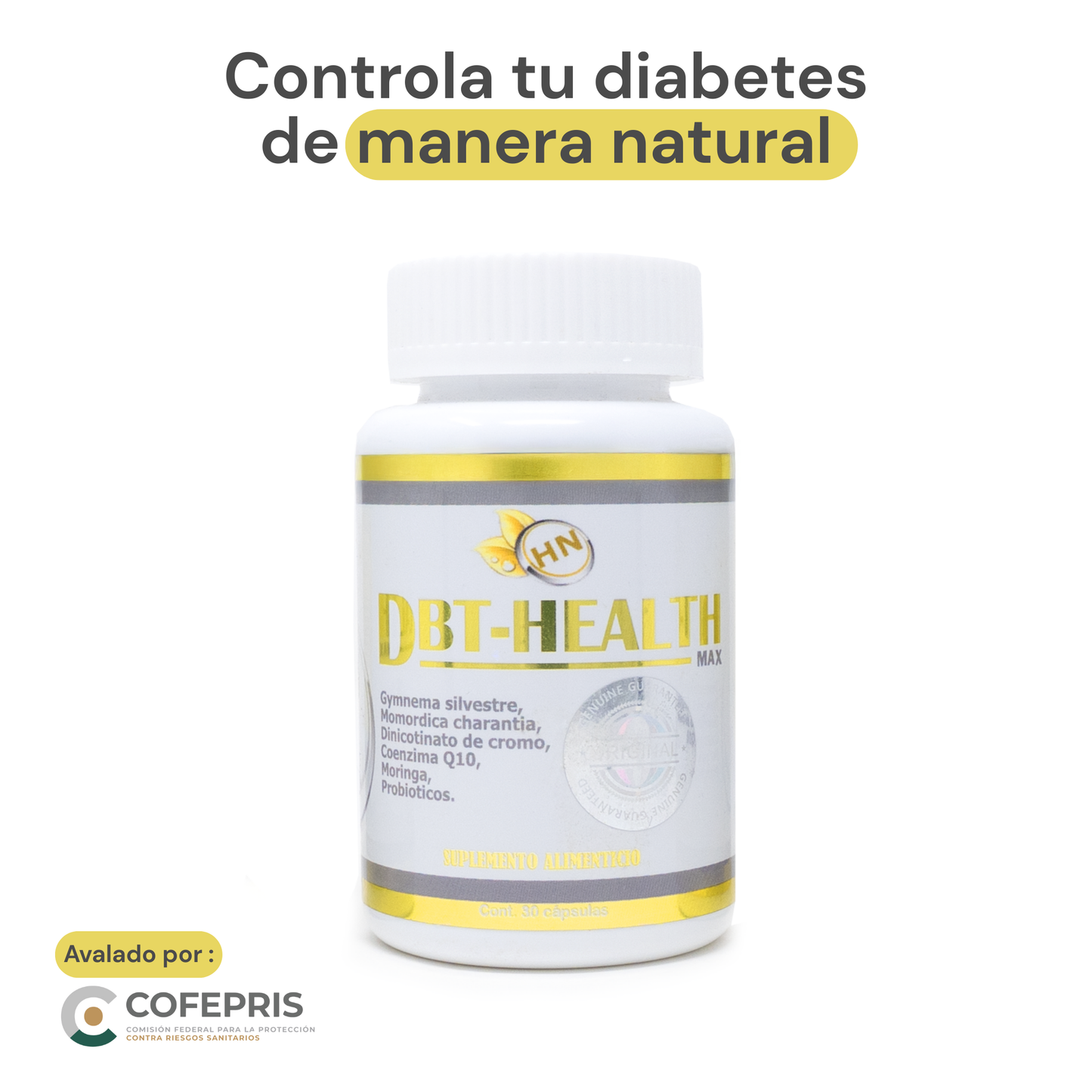 DBT Health Max® | Controla tu diabetes de manera natural