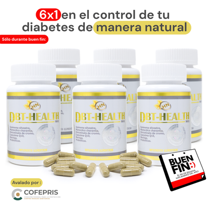 DBT Health Max® | Controla tu diabetes de manera natural